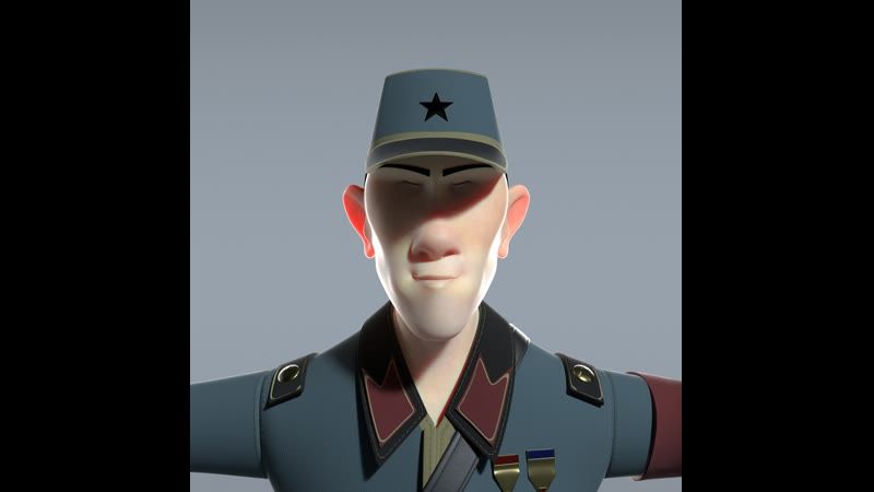 Military character texturing: Shading and PBR materials - 5