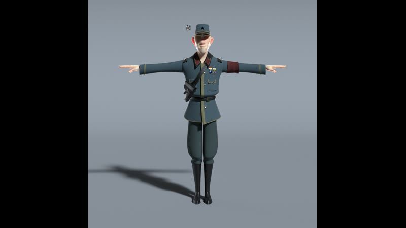 Military character texturing: Shading and PBR materials - 2
